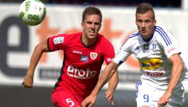 Marcin Pietrowski (L) i Arkadiusz Reca (P) (fot. PAP/Andrzej Grygiel)