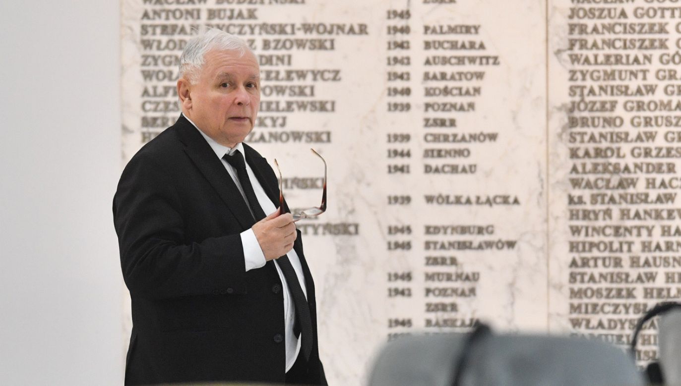 Jarosław Kaczyński (fot. PAP/Radek Pietruszka)