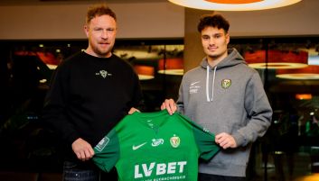 Rafał Grodzicki i Assad Al Hamlawi (fot. Śląsk Wrocław/Adriana Ficek) Rafał Grodzicki i Assad Al Hamlawi (fot. Śląsk Wrocław