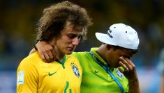 David Luiz i Thiago Silva po porażce 1:7 z Niemcami (fot. Getty Images)
