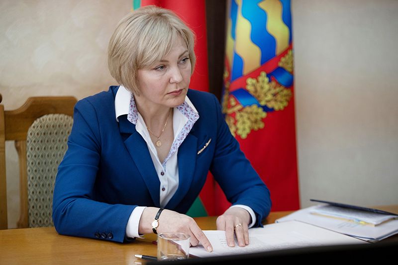 Намесніца кіраўніка адміністрацыі Лукашэнкі Вольга Чупрыс. (Фота: БелТА)