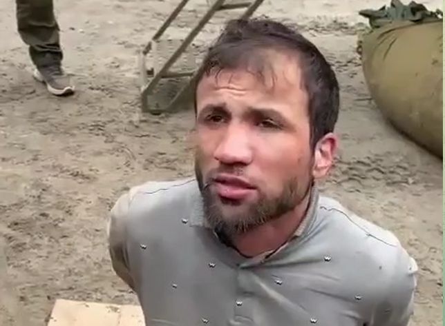Адзін з падазраваных у здзяйсненні тэракту ў «Крокус Сіці Хол». (Фота: ENews112 / Telegram)