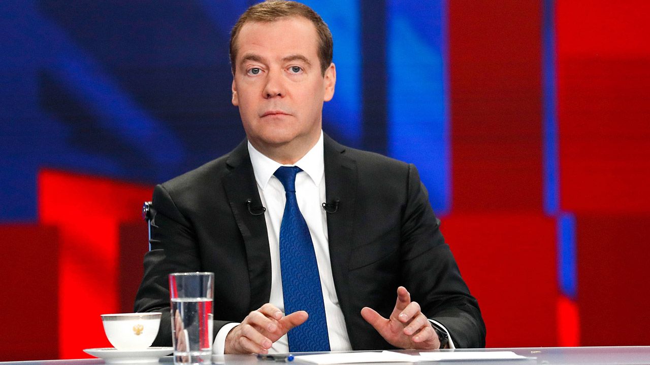 Były prezydent Rosji Dmitrij Miedwiediew (fot. arch.PAP/EPA/DMITRY ASTAKHOV / SPUTNIK) Były prezydent Rosji Dmitrij Miedwiediew (fot. arch.PAP/EPA/DMITRY ASTAKHOV / SPUTNIK)