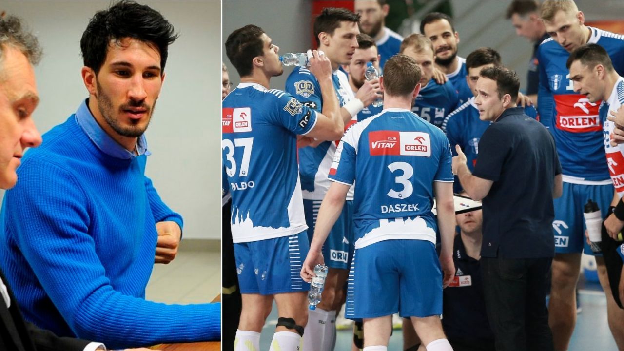 Alvaro Ruiz (L) trafi do Wisły w lipcu z francuskiej Tuluzy (fot. SPR Wisła Płock (L) / PAP/Piotr Augustyniak (P))
