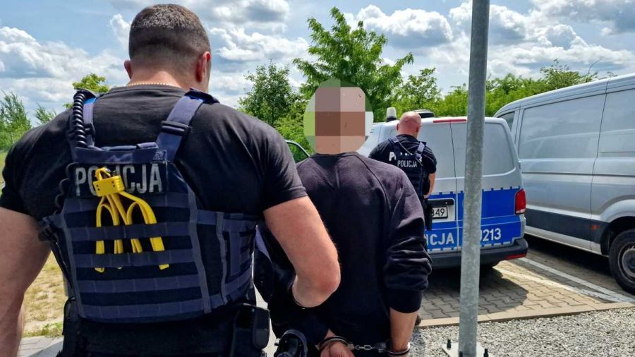 Kalisz. Zabił 3 osoby. Dwie używając noża (fot. KMP Kalisz)