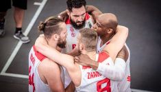 Koszykarze kadry 3x3 (fot. PZKOSZ.pl)