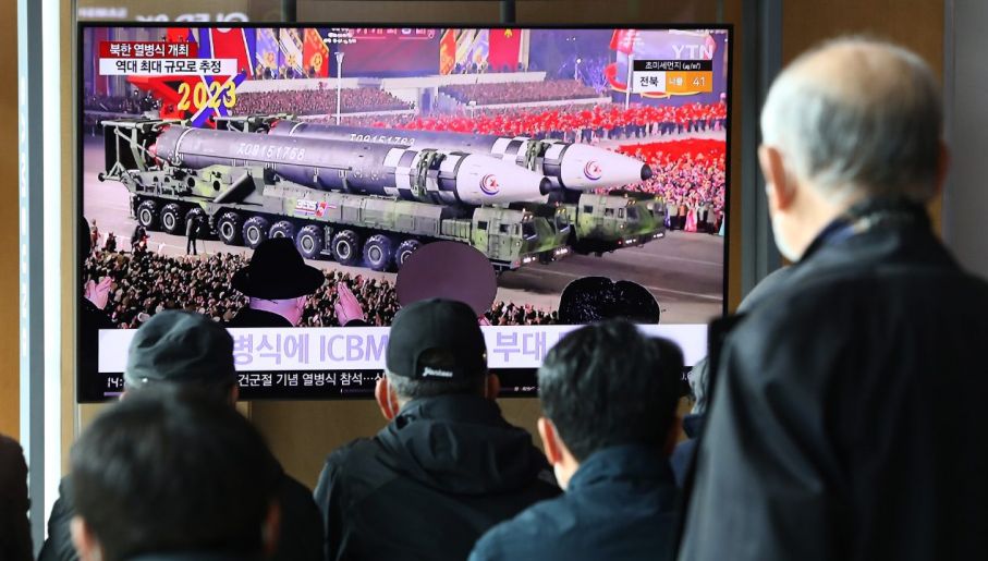 Pjongjang zagraża światowemu bezpieczeństwu (fot. Chung Sung-Jun/Getty Images)