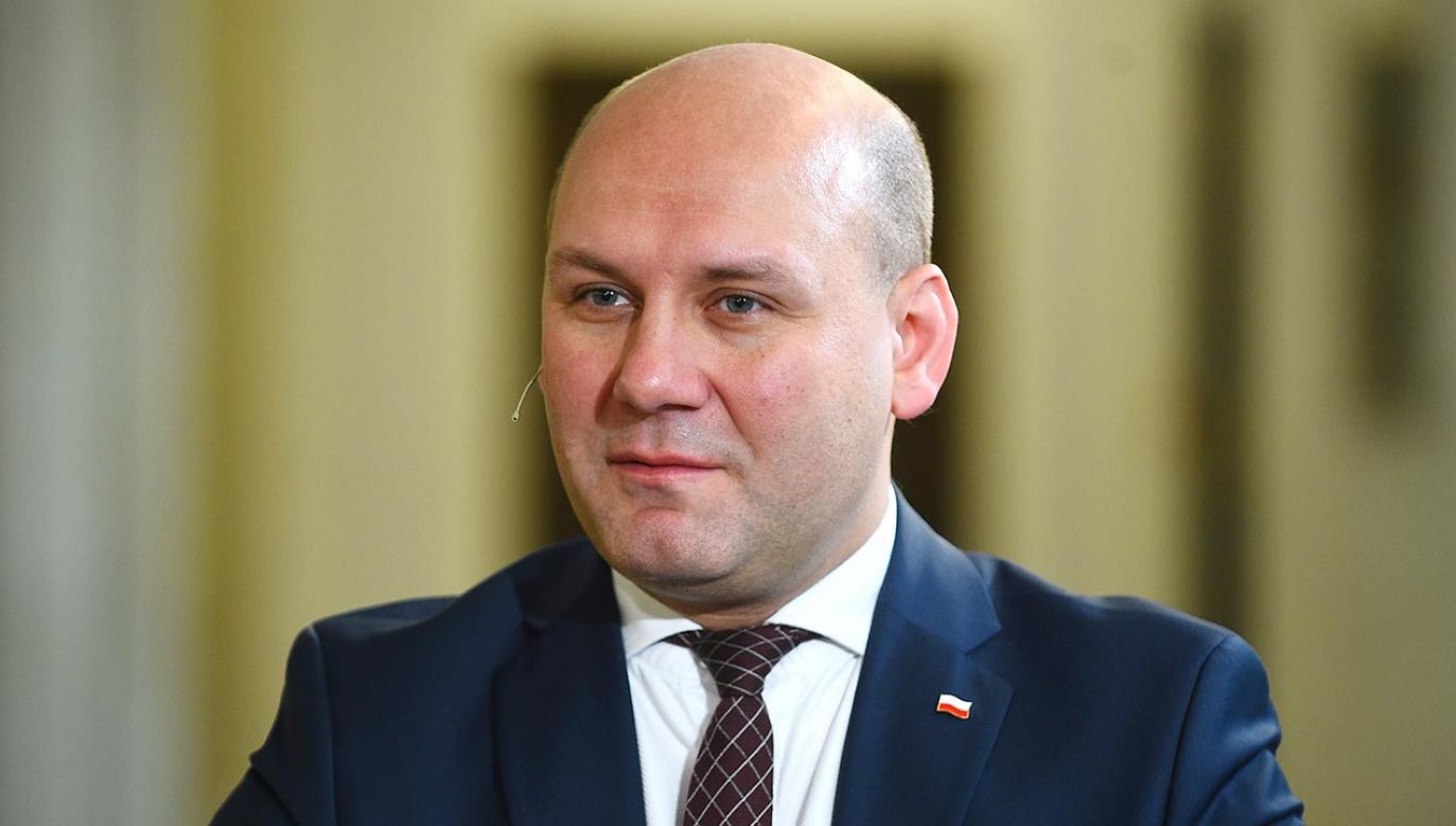 Minister ds. UE Szymon Szynkowski vel Sęk (fot. Adam Chelstowski / Forum)