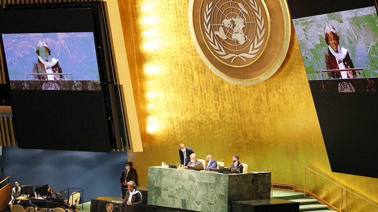 Rezolucja uznaje, że Rosja naruszyła zasady Karty Narodów Zjednoczonych (fot. Michael M. Santiago/Getty Images)