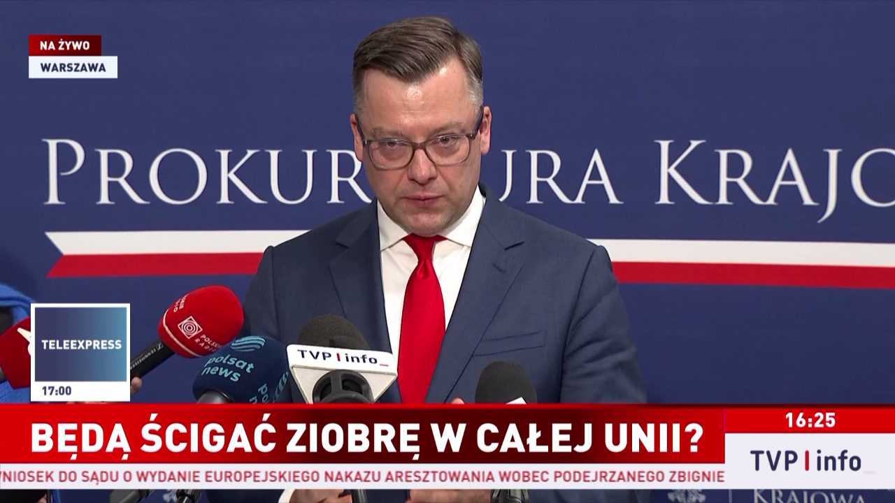 Konferencja prasowa Prokuratury Krajowej