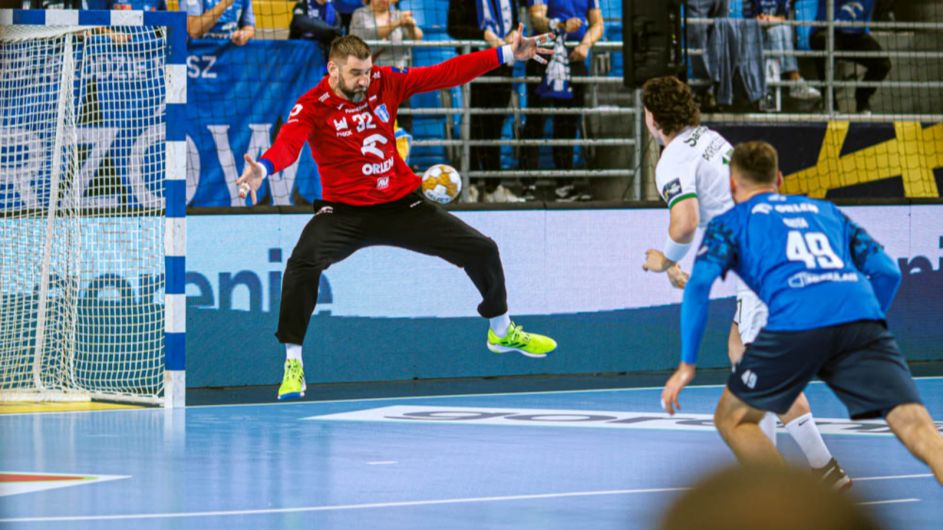 Mirko Alilović, bramkarz Orlen Wisły Płock (fot. Jerzy Stankowski / Orlen Wisła Płock)