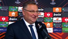 Czesław Michniewicz ocenił mecz Spartak - Legia w Lidze Europy (fot. TVP)