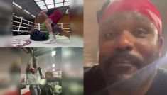 Ołeksandr Usyk – Derek Chisora (fot. TVP)