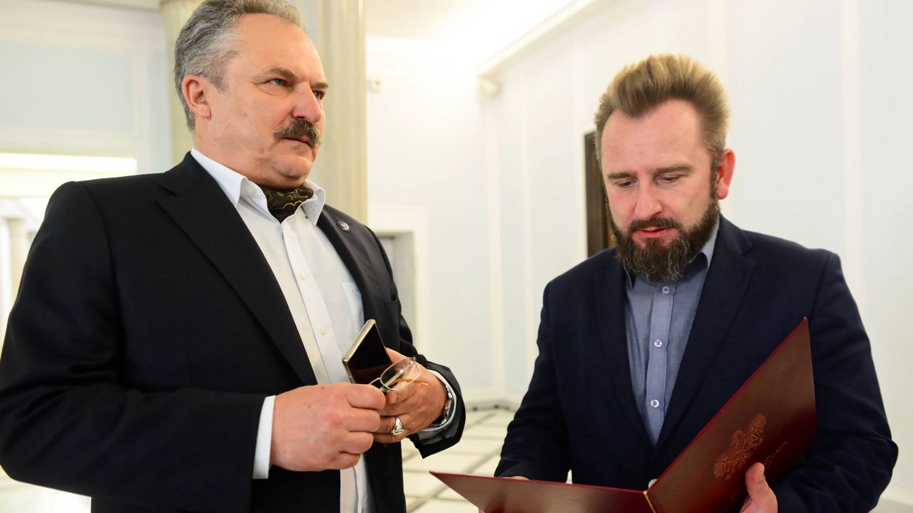 Marek Jakubiak i Piotr Liroy-Marzec nie wystartują razem w wyborach (fot. PAP/Jakub Kamiński) Marek Jakubiak i Piotr Liroy-Marzec nie wystartują razem w wyborach (fot. PAP/Jakub Kamiński)