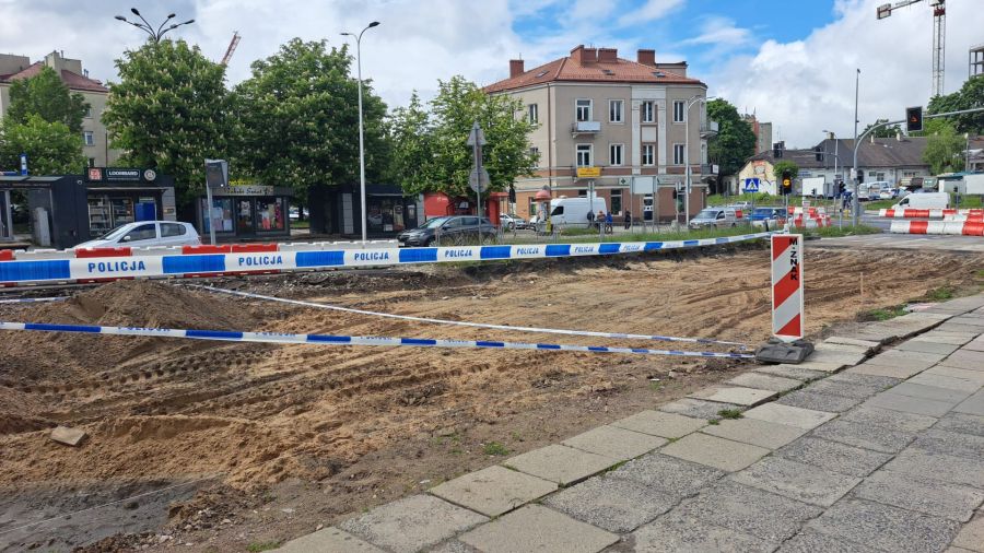 Niewypał z czasów II wojny światowej odnaleziony w centrum Kielc 