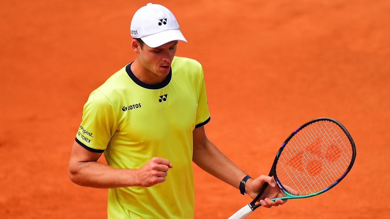Hubert Hurkacz nie bez problemów awansował do drugiej rundy (fot. Getty Images) Hubert Hurkacz nie bez problemów awansował do drugiej rundy (fot. Getty Images)