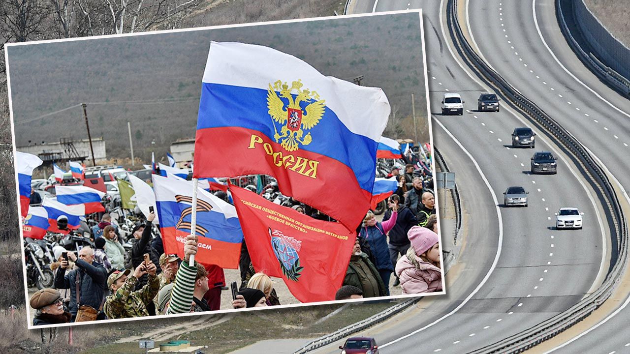 Rosjanie uciekają z okupowanego Krymu (fot. PAP/EPA)