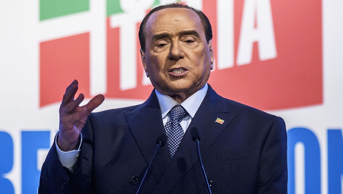 Silvio Berlusconi na konwencji Forza Italia (fot. Antonio Masiello/Getty Images)