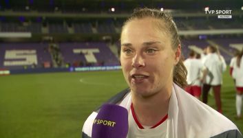 Ewa Pajor (fot. TVP Sport HD)