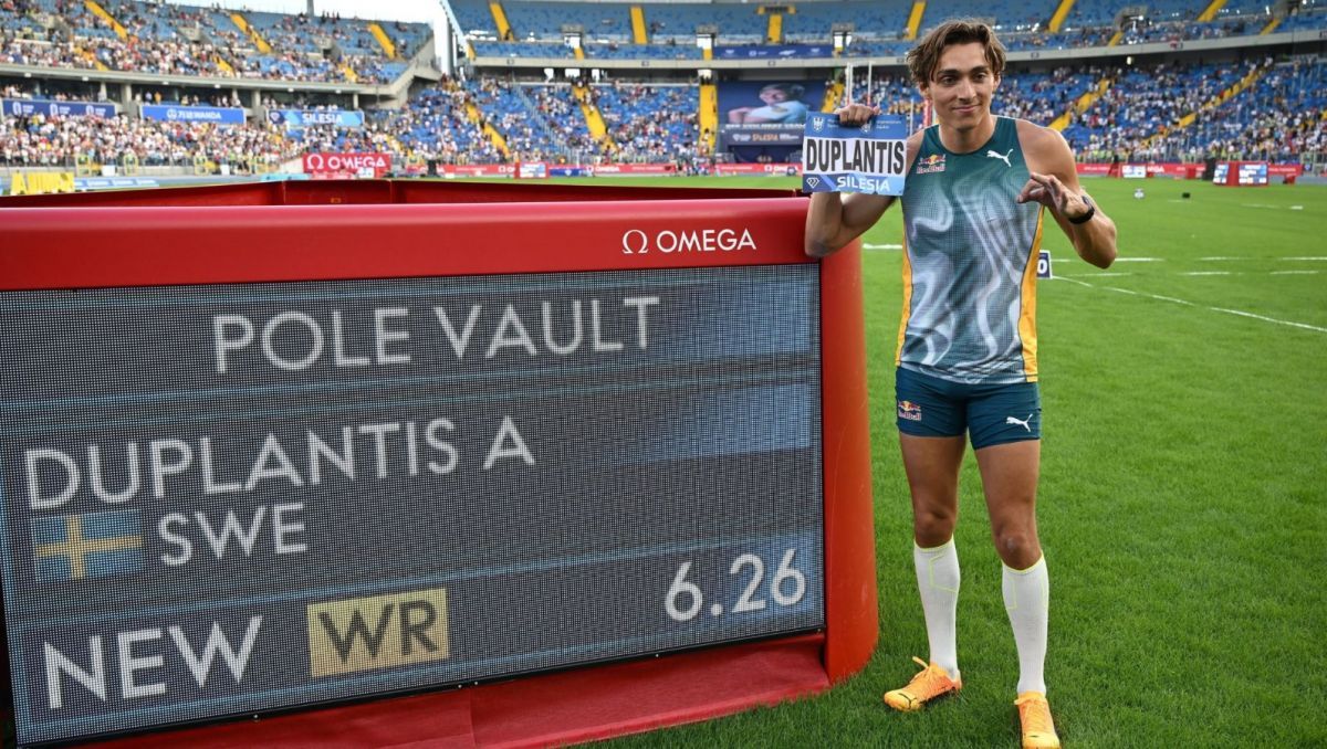 Armand Duplantis pobił w Chorzowie rekord świata (fot. Getty) Armand Duplantis pobił w Chorzowie rekord świata (fot. Getty)