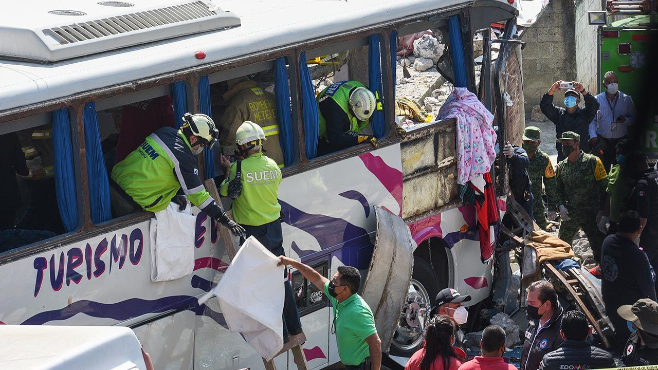 Do wypadku doszło w Joquicingo w Meksyku (fot. PAP/EPA/Madla Hartz)