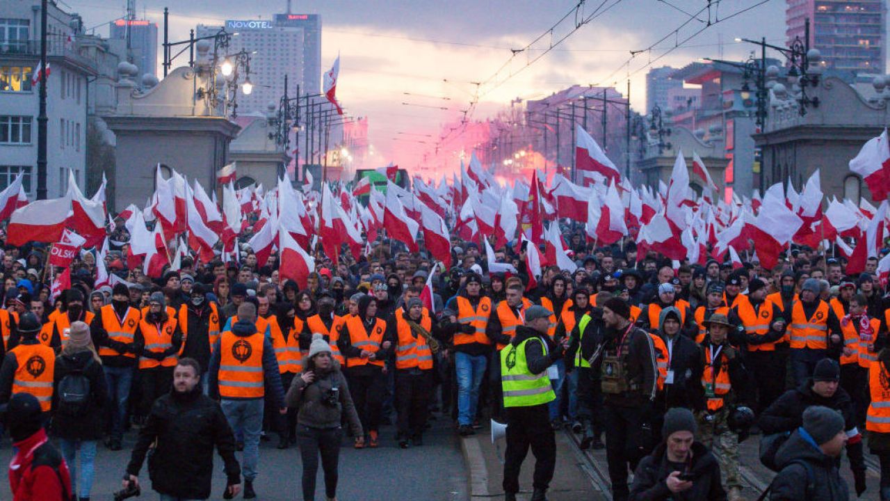 Marsz Niepodległości. Organizatorzy odpowiadają politykom PO (Getty Images/ Mateusz Włodarczyk) Marsz Niepodległości. Organizatorzy odpowiadają politykom PO (Getty Images/ Mateusz Włodarczyk)