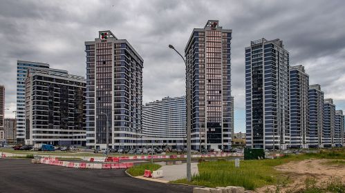 Жылы комплекс «Менск Свет». Менск, Беларусь. Фота: Homoatrox / Wikimedia