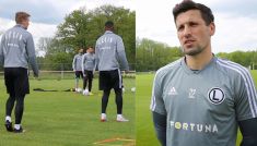Legia Warszawa trenuje w Warce (fot. Legia) Ekstraklasa wznawia rozgrywki. Obóz Legii w Warce
