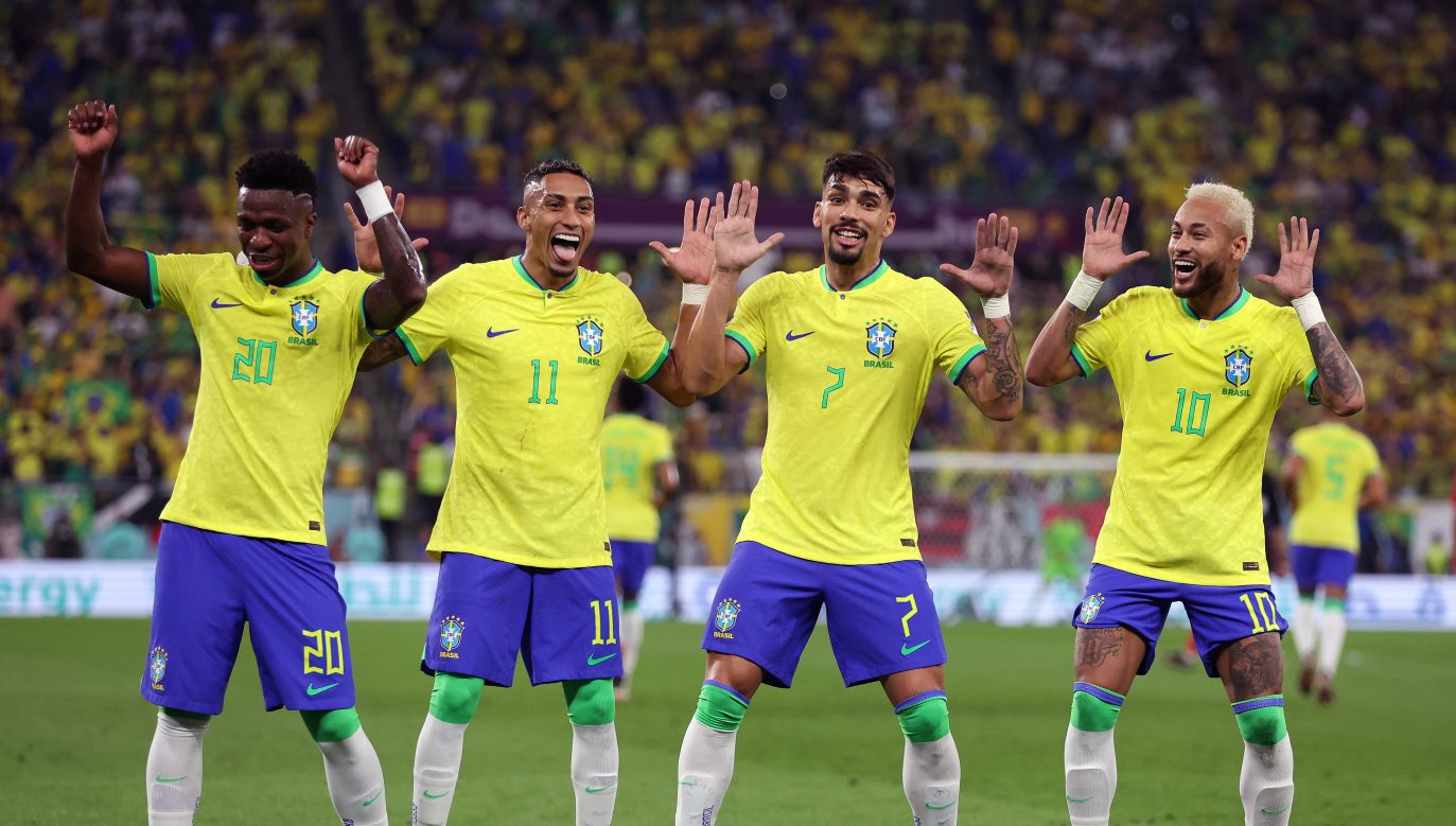 Piłkarze reprezentacji Brazylii (fot. Getty Images)