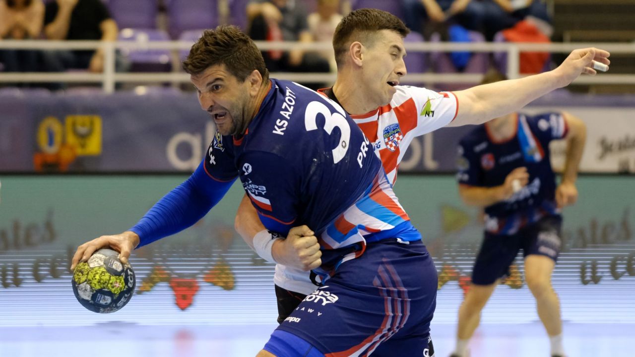 Nikola Prce w akcji (fot. PGNiG Superliga/Chrobry Głogów)