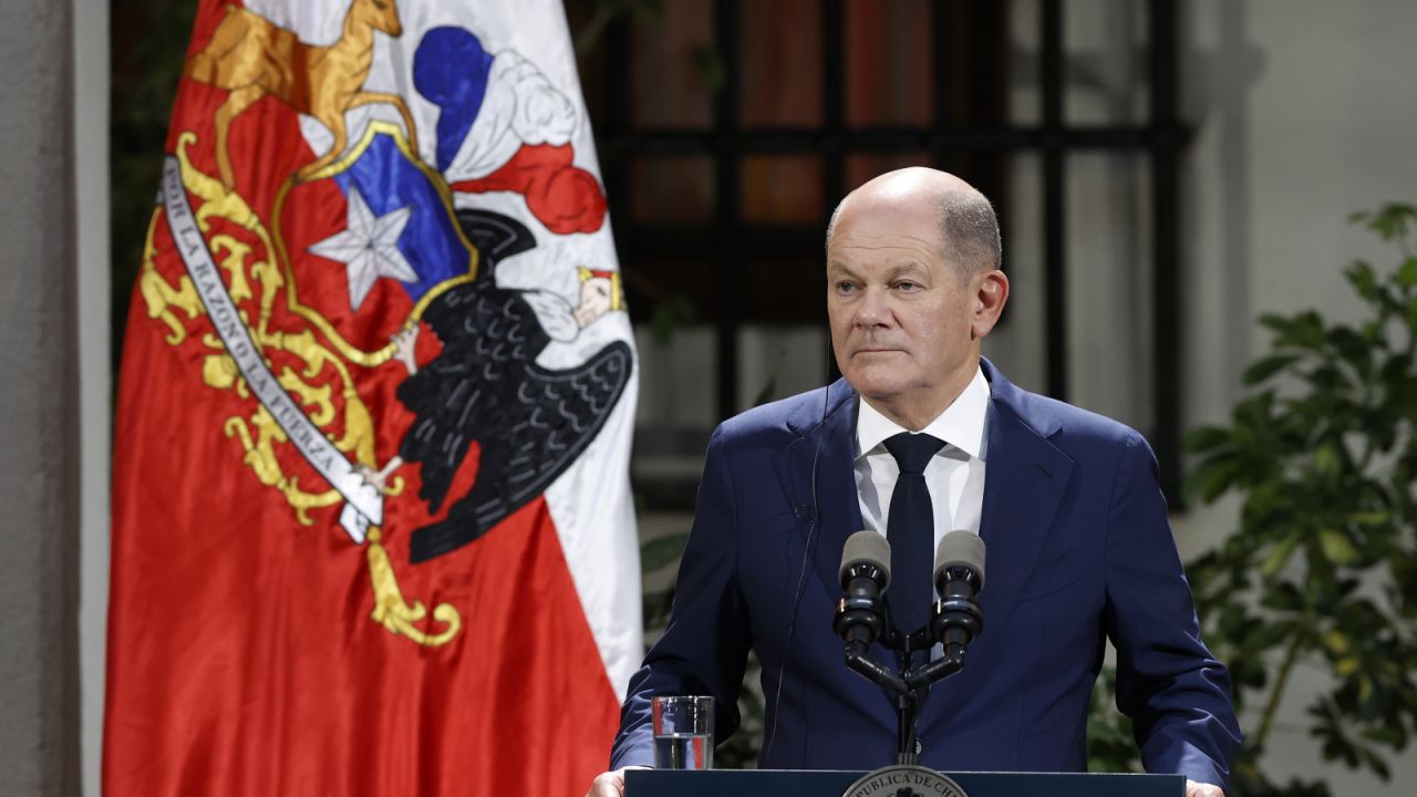 Kanclerz Niemiec przebywa z wizytą w Chile (fot. PAP/EPA) Kanclerz Niemiec przebywa z wizytą w Chile (fot. PAP/EPA)