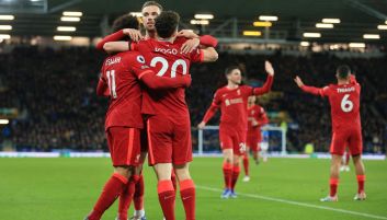 Piłkarze Liverpoolu podczas meczu z Evertonem (fot. Getty) Piłkarze Liverpoolu podczas meczu z Evertonem (fot. Getty)