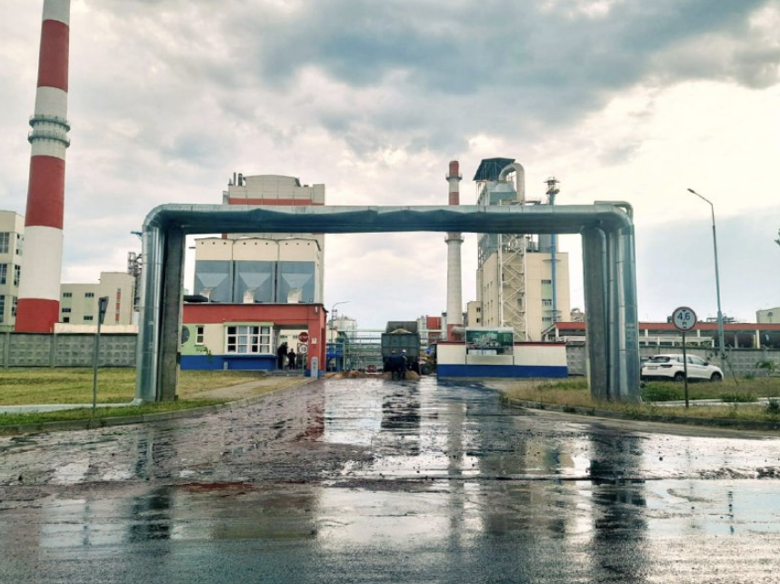 Завод беленай цэлюлозы Светлагорскага ЦКК. (Фота: РАНАК / Telegram)