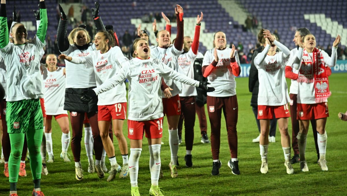Polki wywalczyły historyczny awans na mistrzostwa Europy (fot. PAP/Marcin Bielecki)