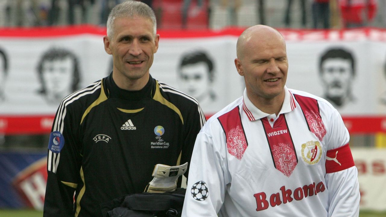 Maciej Szczęsny (L) i Tomasz Łapiński (fot. PAP/Grzegorz Michałowski)