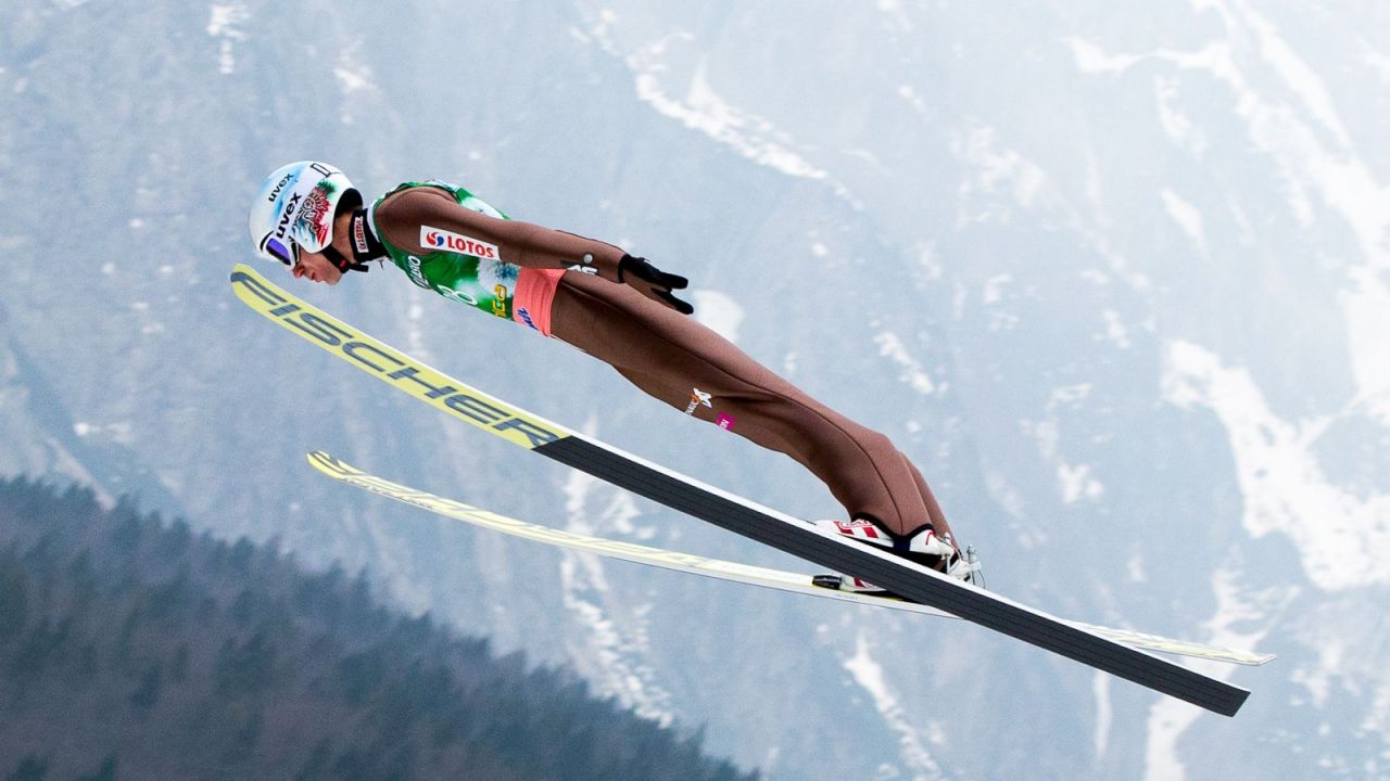 Kamil Stoch podczas rywalizacji w Planicy (fot. Getty Images)