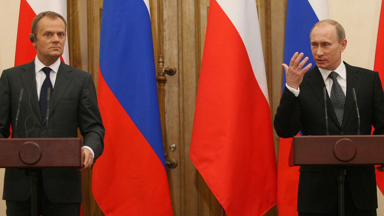Donald Tusk i Władimir Putin (fot. arch.PAP/Radek Pietruszka)