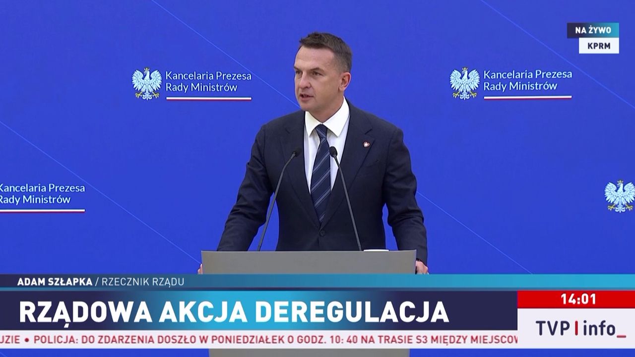 Rzecznik Adam Szłapka po posiedzeniu rządu