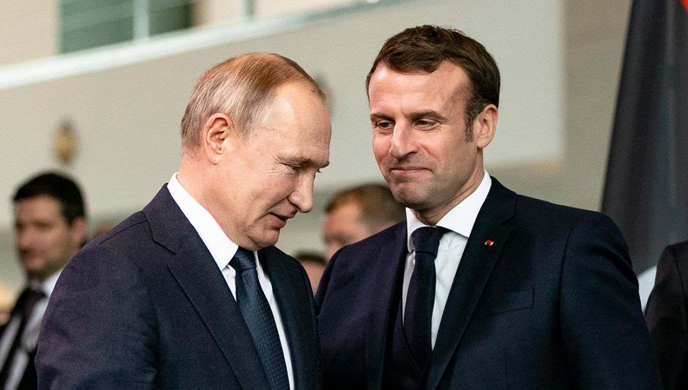 Władimir Putin i Emmanuel Macron (fot. Emmanuele Contini/Getty Images)