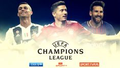 Cristiano Ronaldo, Robert Lewandowski i Leo Messi (fot. Getty Images)