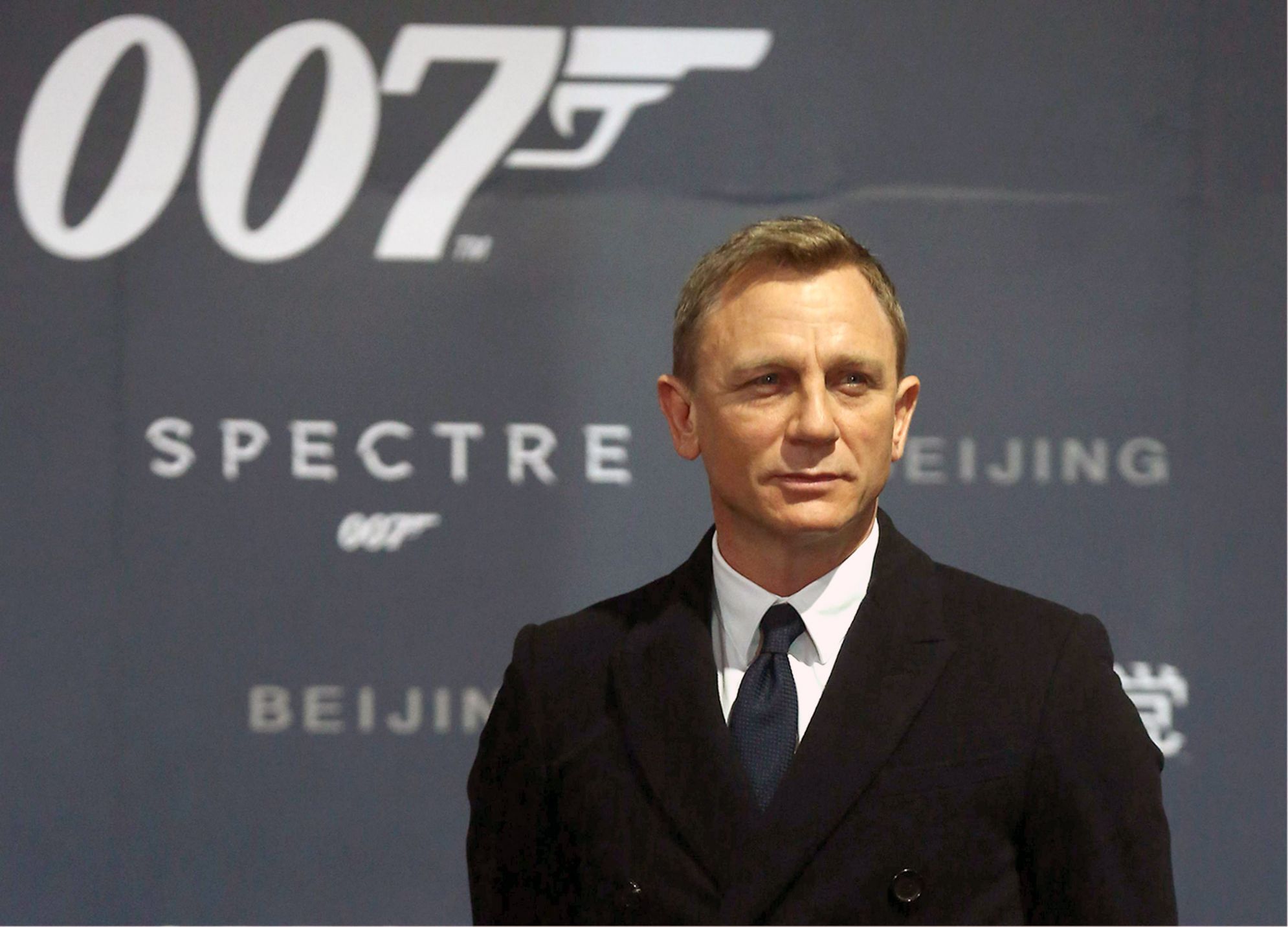 Daniel Craig na premierze „Spectre” w The Place w 2015 r. w Pekinie. Fot. Visual China Group/Getty Images