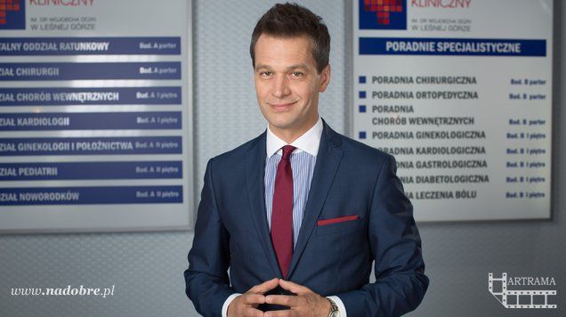 Michał Żebrowski - i narty
