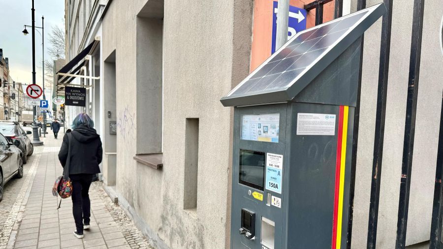 Kolejna awaria parkomatów w Łodzi (fot. Marek Szybka)
