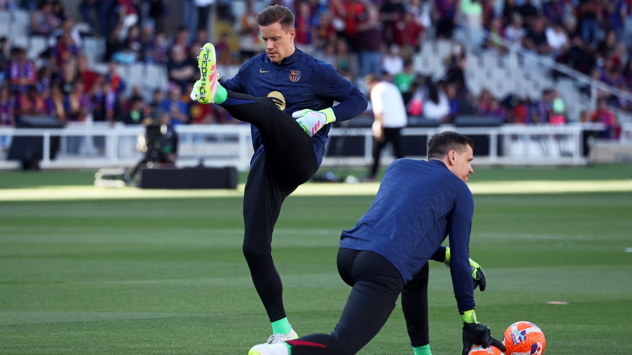 Marc-Andre ter Stegen i Wojciech Szczęsny (fot. Getty Images)