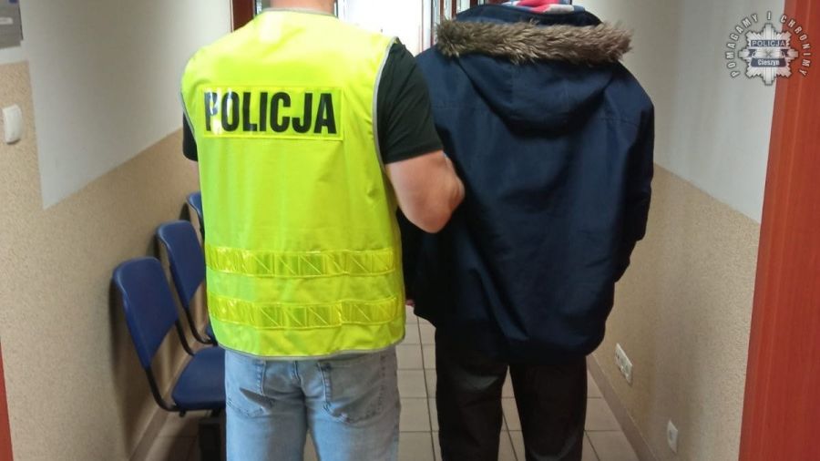 Zatrzymanym okazał się 27-letni mieszkaniec Świętochłowic. Fot. Policja Śląska