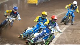 Patryk Dudek Jan Kvech, Mikołaj Krok i Martin Vaculik (fot. PAP/Tytus Żmijewski)