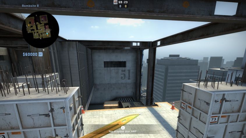CS:GO - Vertigo - Bombsite B rampa. Źródło: Valve