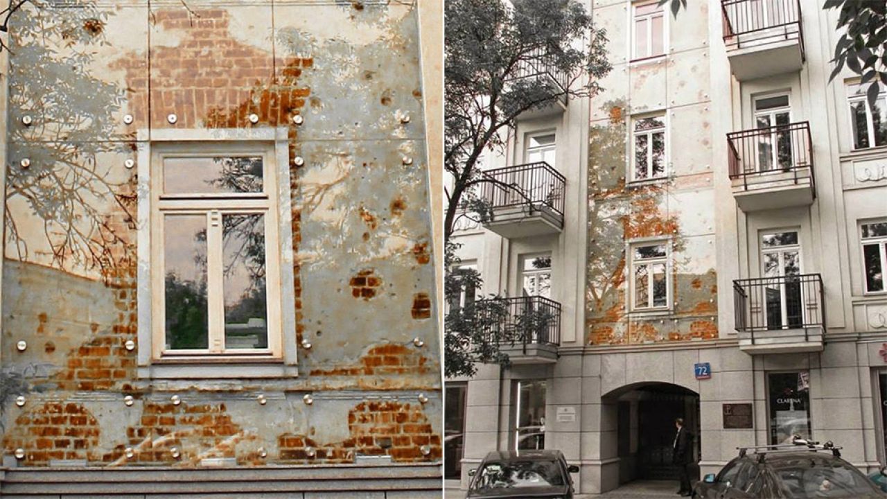 Kamienica przetrwała wojnę (fot. facebook.com/Warszawy historia ukryta) Kamienica przetrwała wojnę (fot. facebook.com/Warszawy historia ukryta)