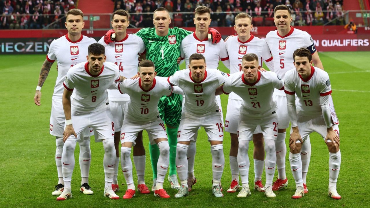 Piłkarze reprezentacji Polski (fot. PAP/Jarek Praszkiewicz)