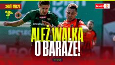 Górnik Łęczna – Chrobry Głogów. Betclic 1 Liga, 29. kolejka [SKRÓT]